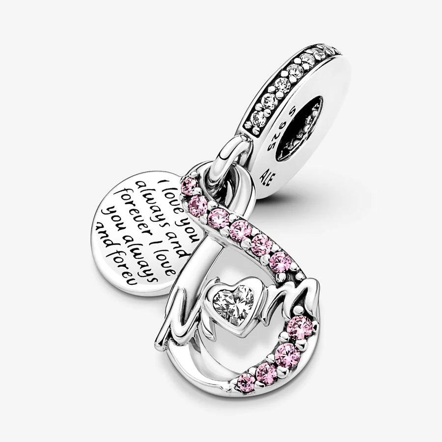 Mom Infinity Dangle Charm