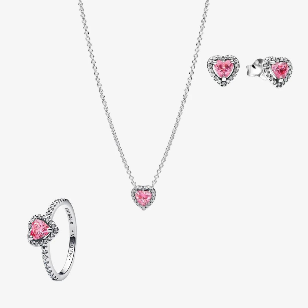 Sparkling Pink Heart Set