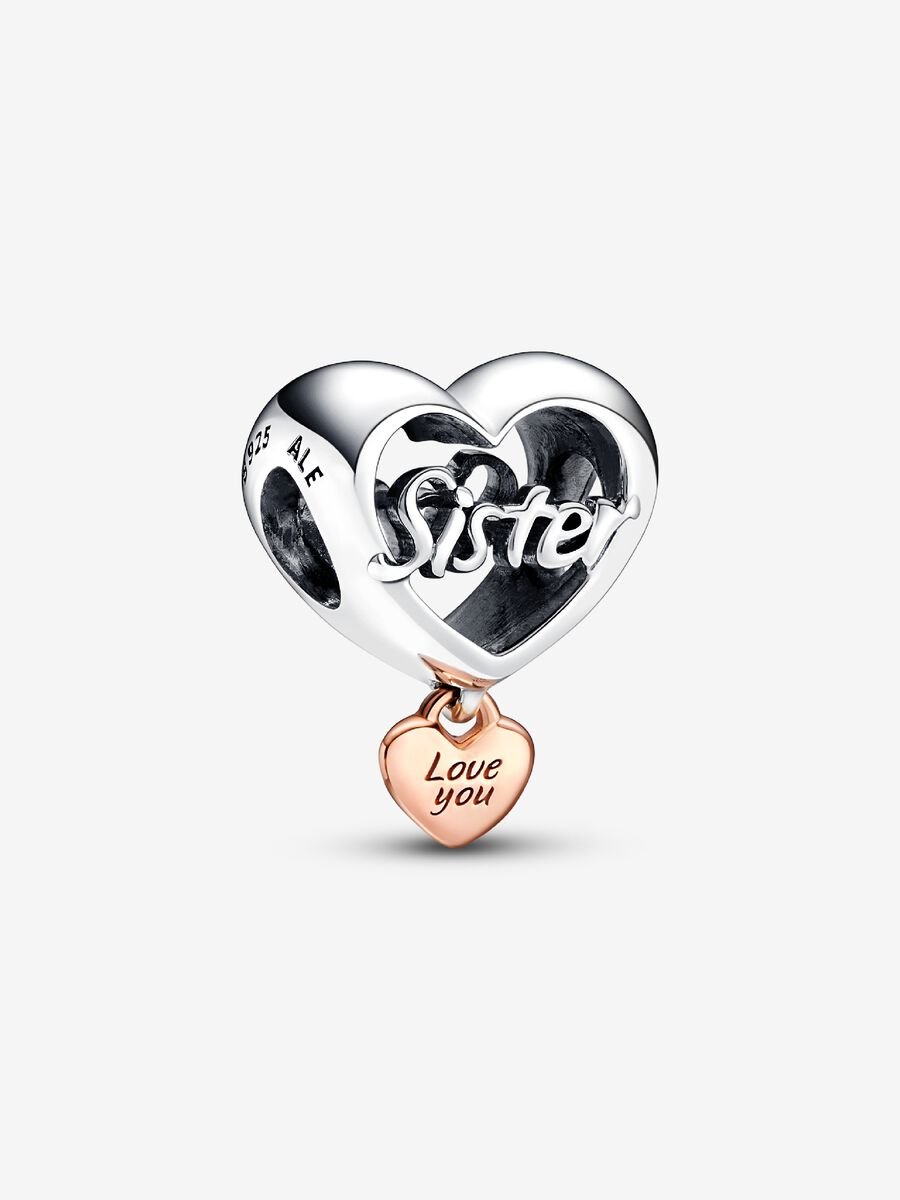 Sister Heart Charm