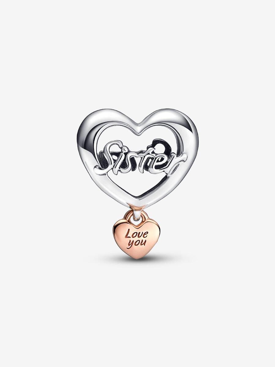 Sister Heart Charm