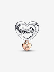 Sister Heart Charm