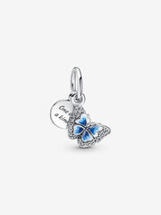 One of a Kind Blue Butterfly Charm