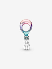 Happy Birthday Balloon Heart Charm