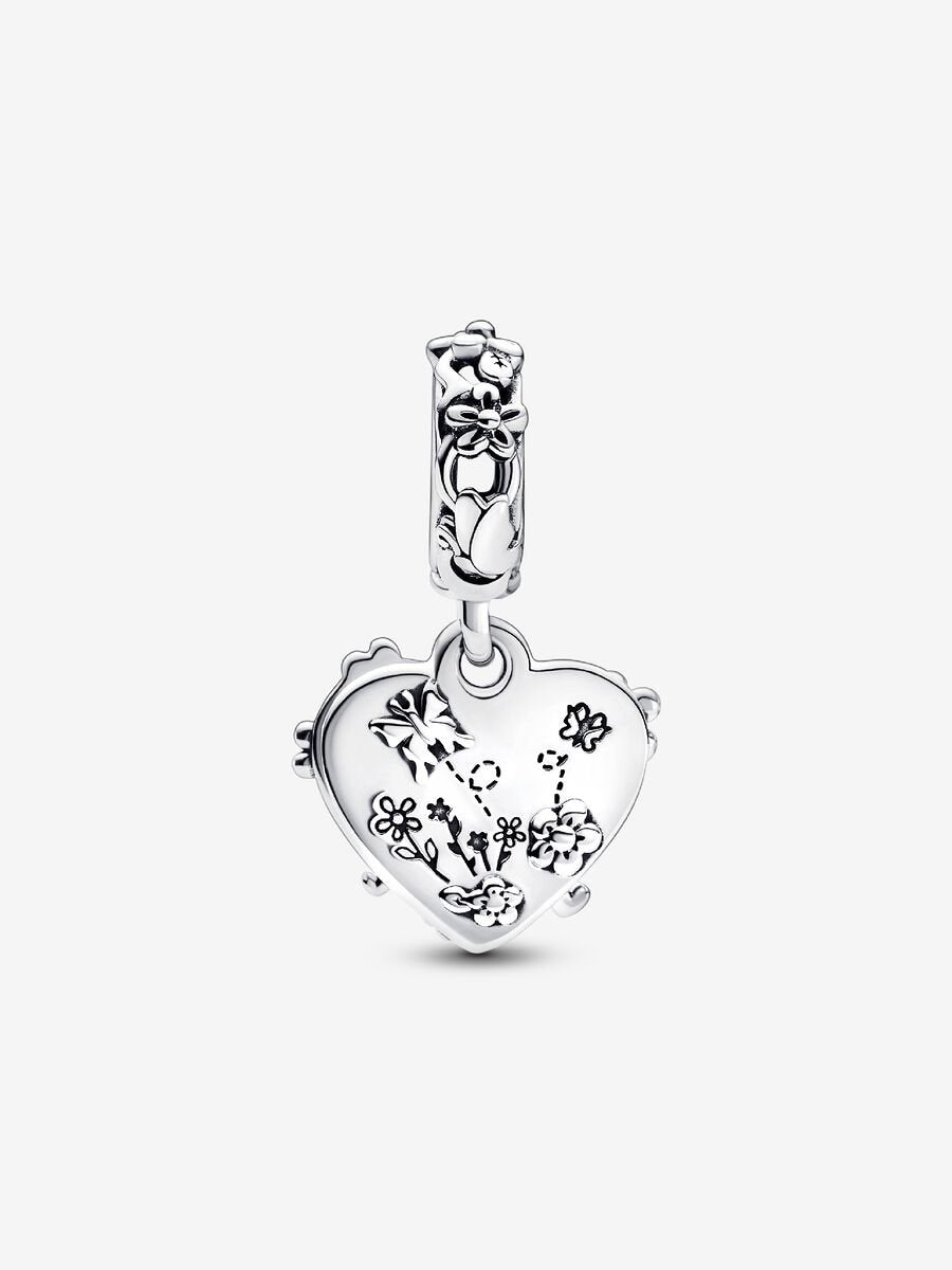 Disney Winnie the Pooh & Piglet Heart Charm