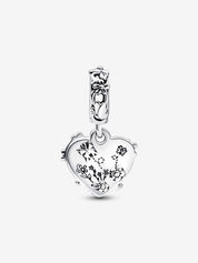 Disney Winnie the Pooh & Piglet Heart Charm