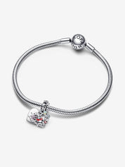 Disney Winnie the Pooh & Piglet Heart Charm