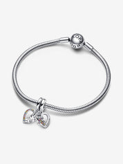 True Friends Split Heart Dangle Charm