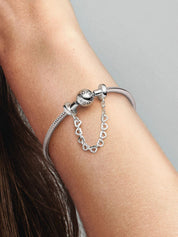 Heart Link Safety Chain Charm