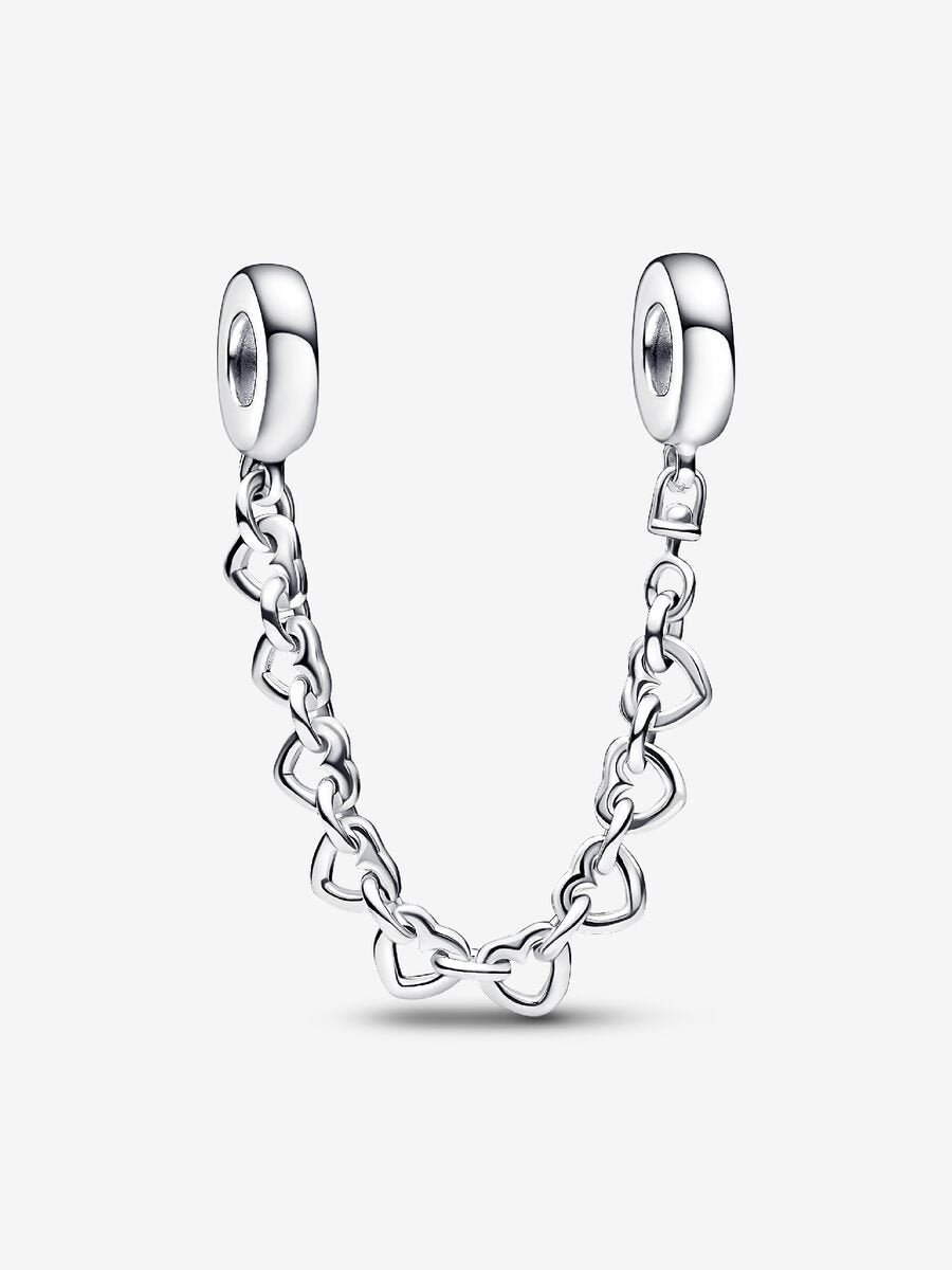 Heart Link Safety Chain Charm