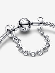 Heart Link Safety Chain Charm