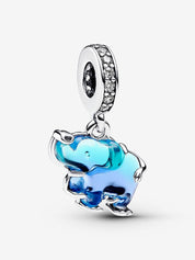 Blue Murano Glass Dumbo Charm