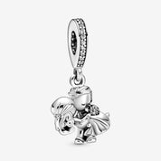Bride and Groom Wedding Dangle Charm