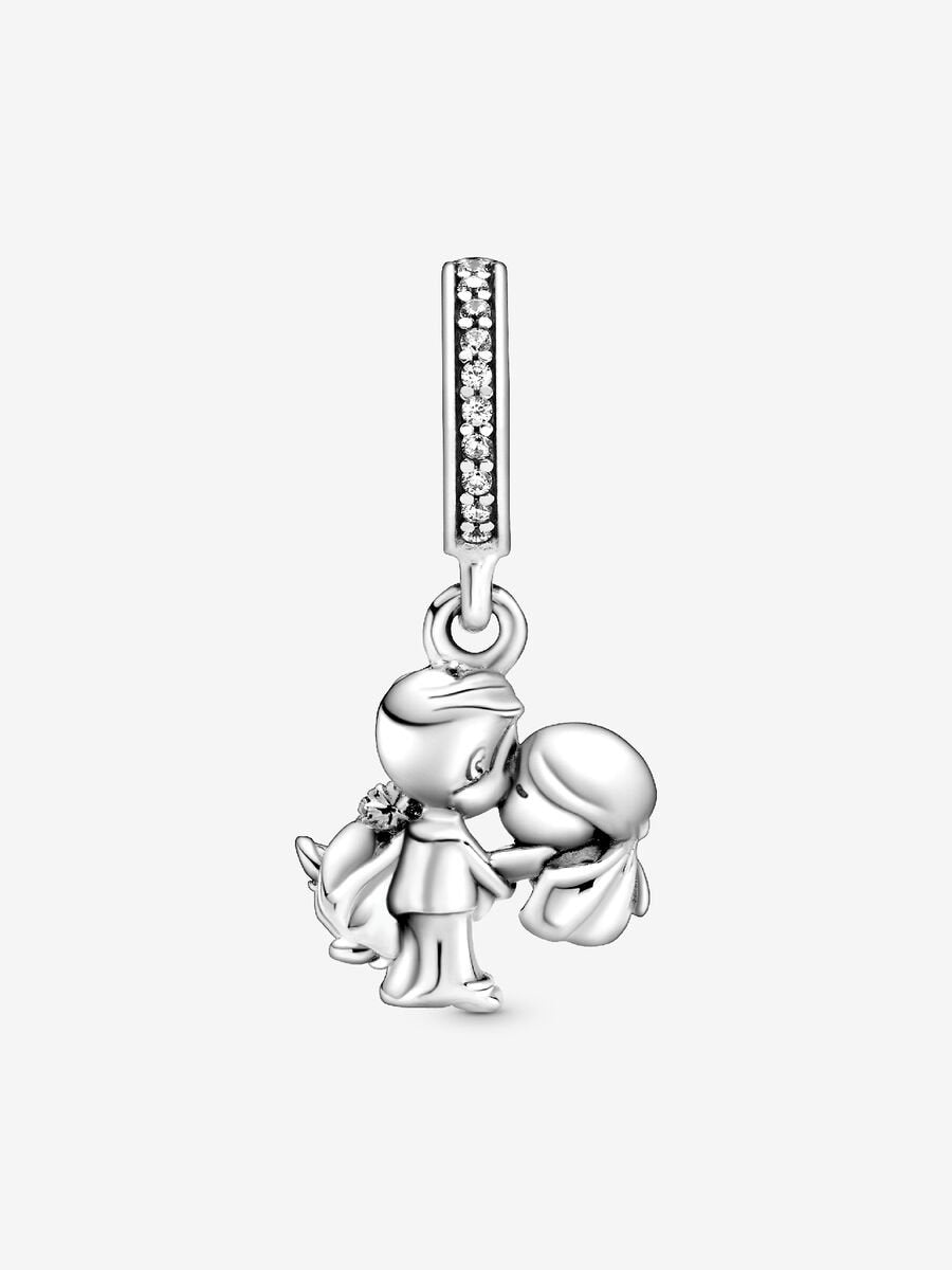 Bride and Groom Wedding Dangle Charm