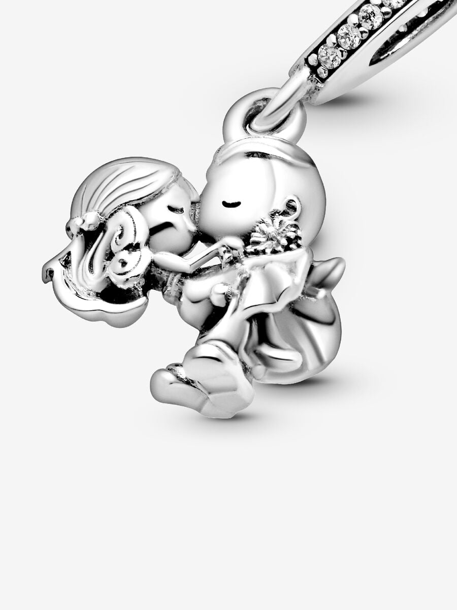 Bride and Groom Wedding Dangle Charm