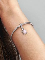 Pink Sea Turtle Dangle Charm
