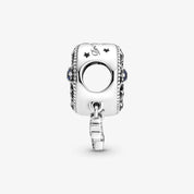 Crescent Moon and Stars Charm