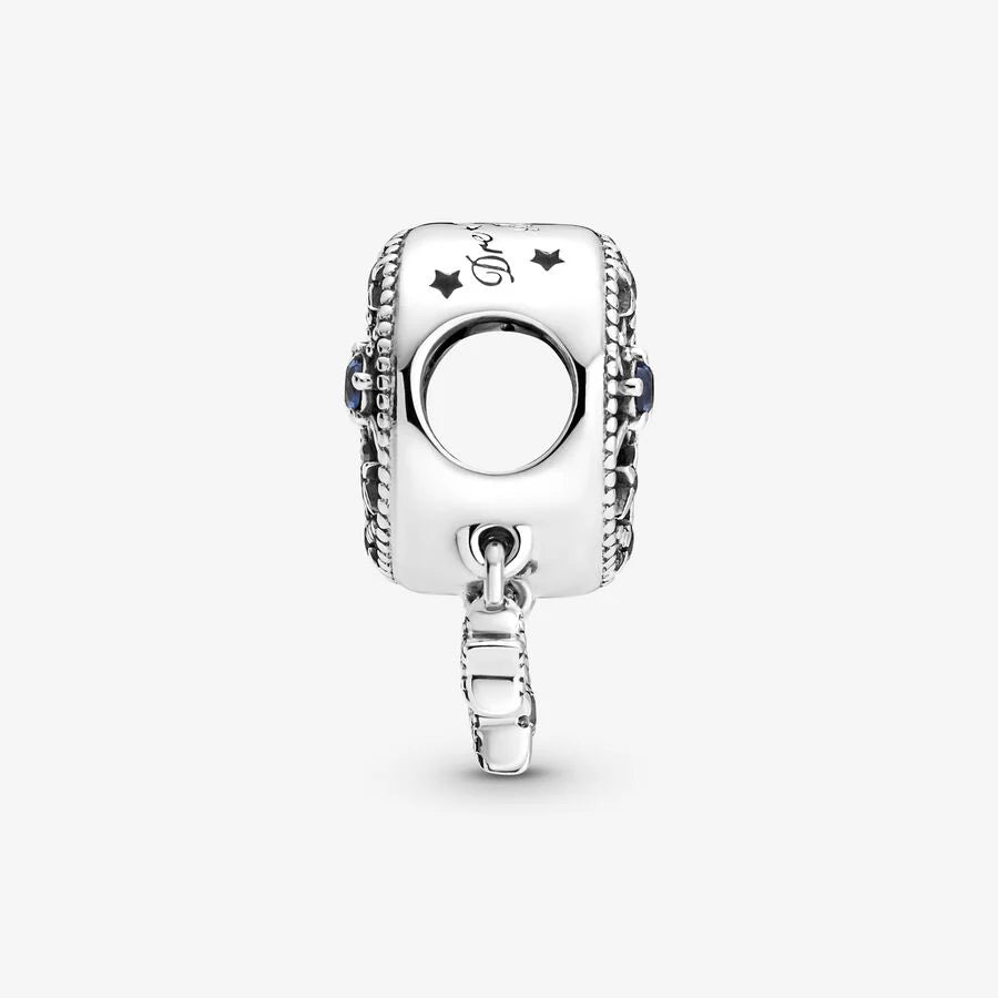Crescent Moon and Stars Charm