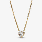 Sparkling Gold Heart Set in 14k Gold Plating