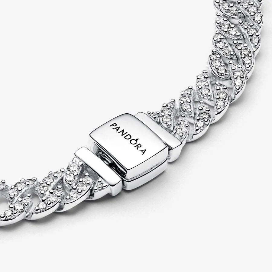 Sparkling Pavé Link Bracelet