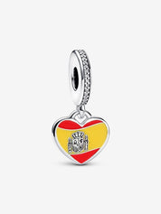 Spain Flag Pendant Charm
