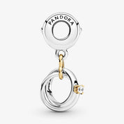 Wedding Rings Dangle Charm