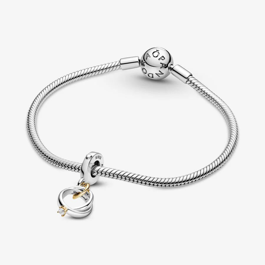 Wedding Rings Dangle Charm
