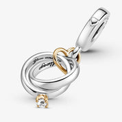 Wedding Rings Dangle Charm
