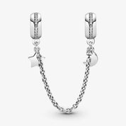 Star & Moon Safety Chain Charm