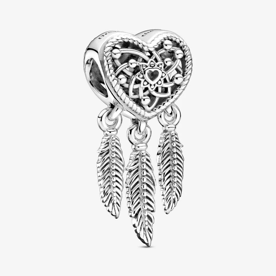 Heart Dreamcatcher Charm
