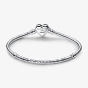 Infinity Heart Snake Chain Bracelet