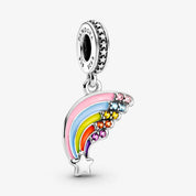 Shooting Star Rainbow Dangle Charm