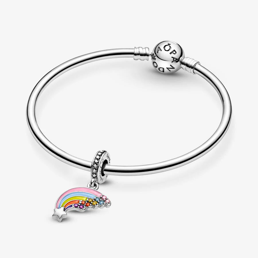 Shooting Star Rainbow Dangle Charm